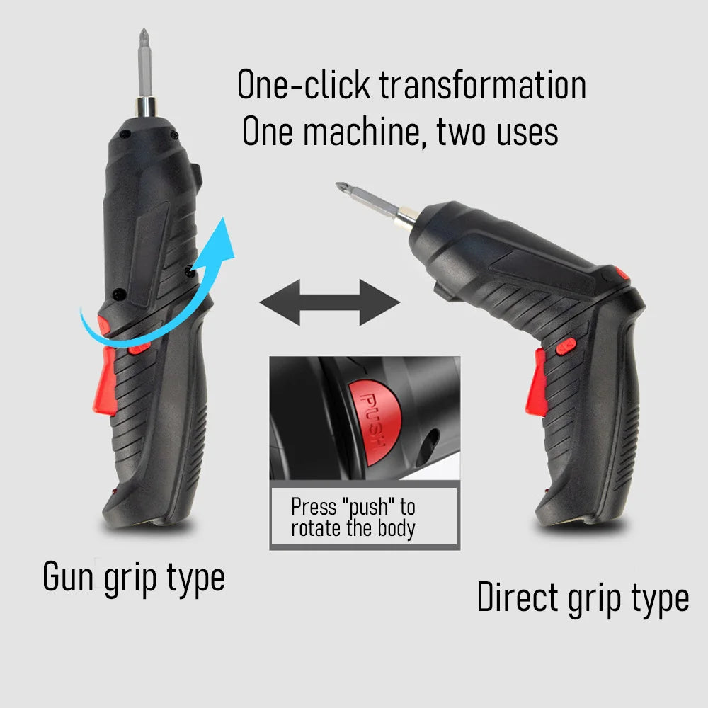 3.6V Rechargeable Electric Screwdriver, Kit Options