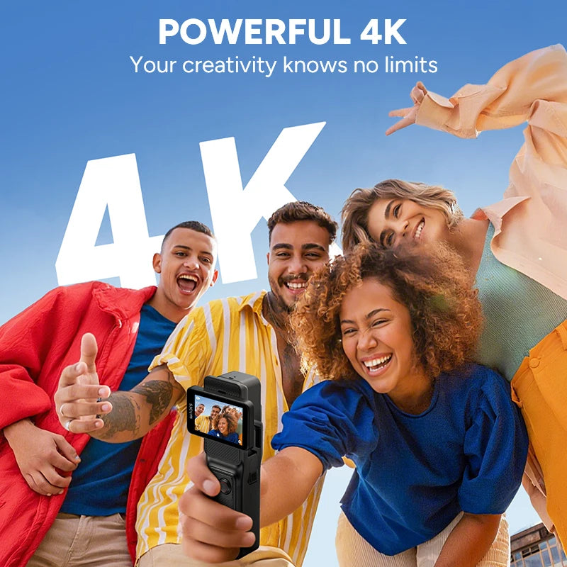 SJCAM C400 4K Pocket Camcorder for Vlogging and Travel