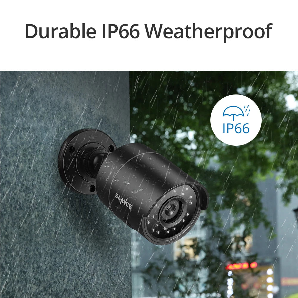 1080P Outdoor Bullet Security Camera with 100ft Night Vision