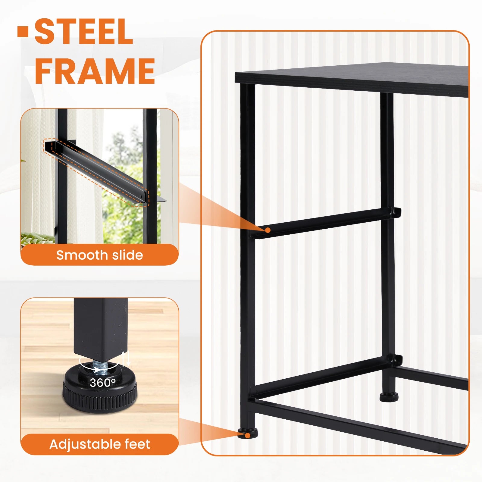 Kumaş Çekmeceli ve Depolamalı Modern Komodin