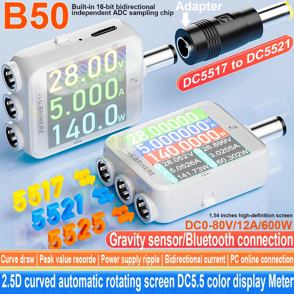 B50 Digital DC Voltage, Current and Power Tester