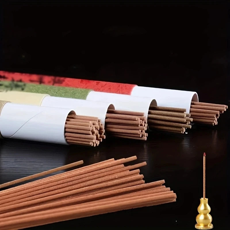 40Pcs Home Incense Stick Natural Sandalwood Incense Sticks  Aroma Blessing Ceremony Pray Buddha Incense 
