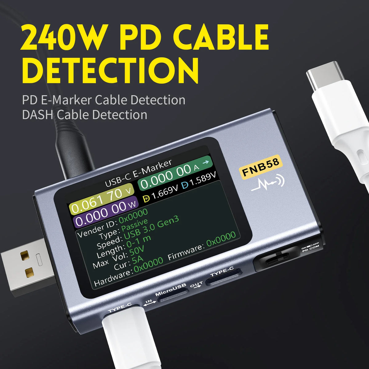 FNB58 USB-Spannungs- und Stromtester