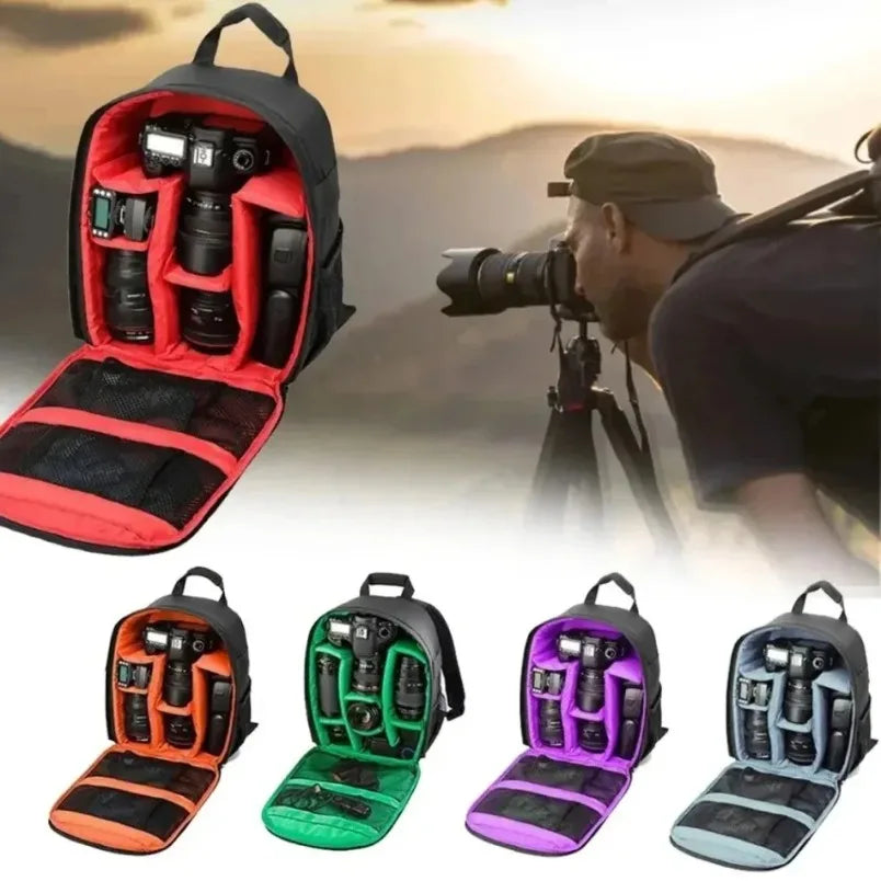 Compact Nylon Camera Backpack