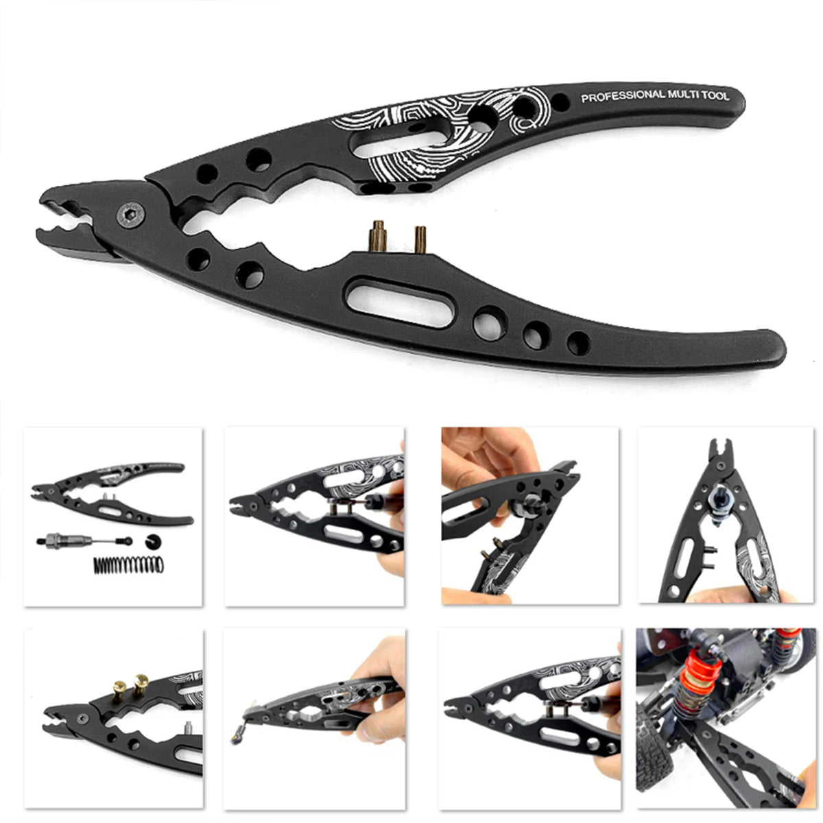 RC Shock Shaft and Ball-End Pliers