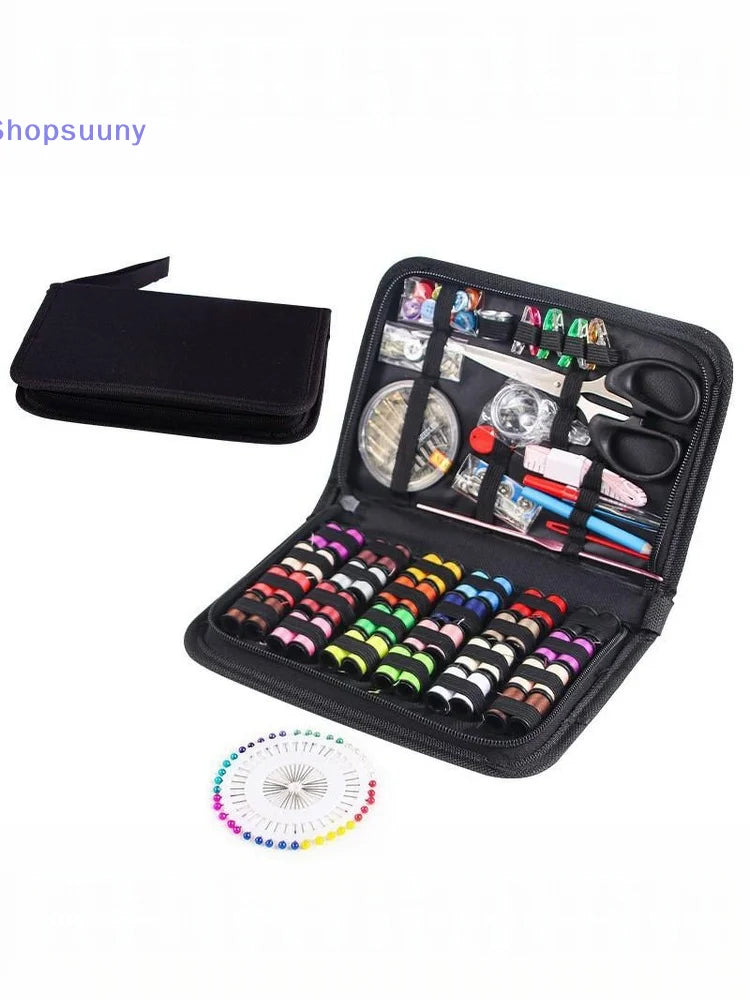 Portable Sewing Kit with Storage Case