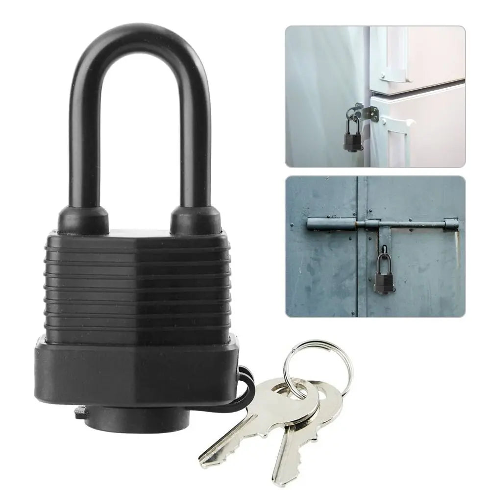 Plastic-Covered Keyed Padlock