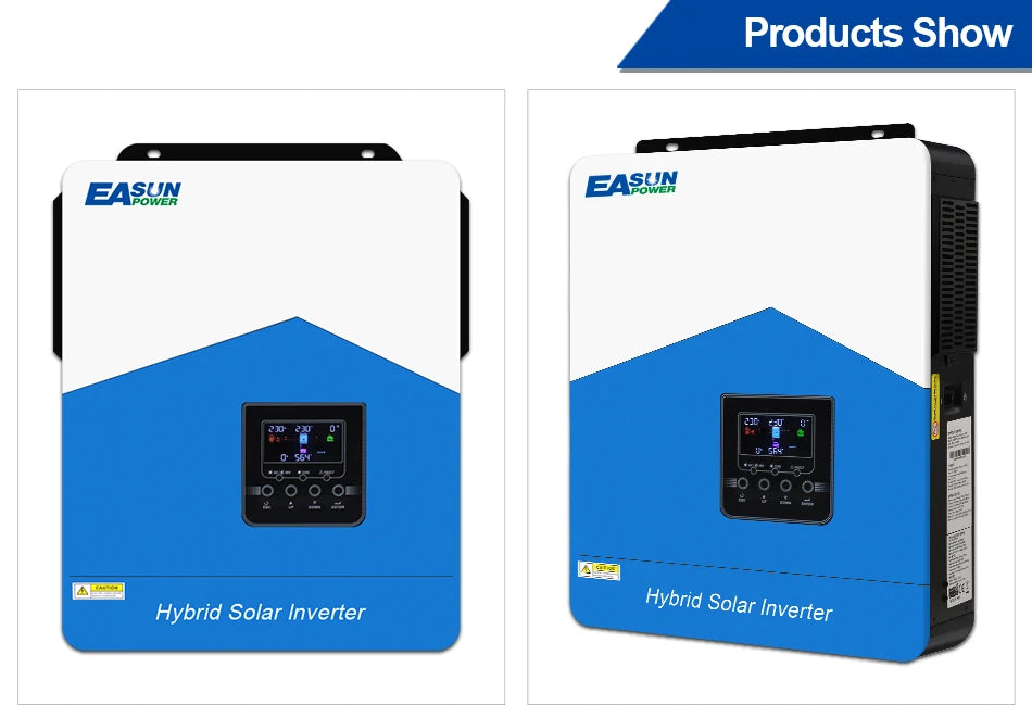 EASUN POWER Hybrid Solar Inverter 6.2KW 4.2KW 3.2KW 2.2KW Pure Sine Wave MPPT 12V 24V 48V 220v Solar Charger Power Home Inversor