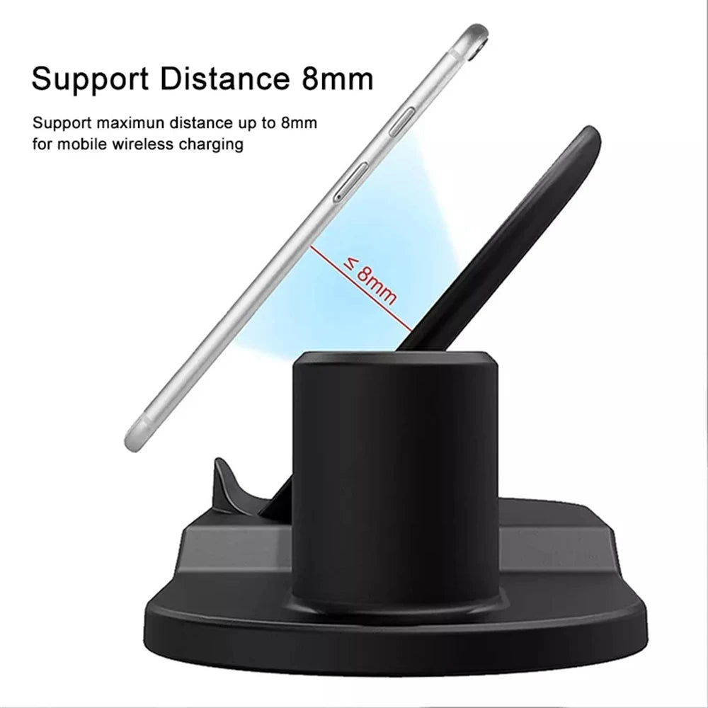 1080P HD WIFI Mini Camera Wireless Charger Camera Mobile Phone Charging Stand Camera Motion Detection Home Security Nanny Camera Spy-shop.com