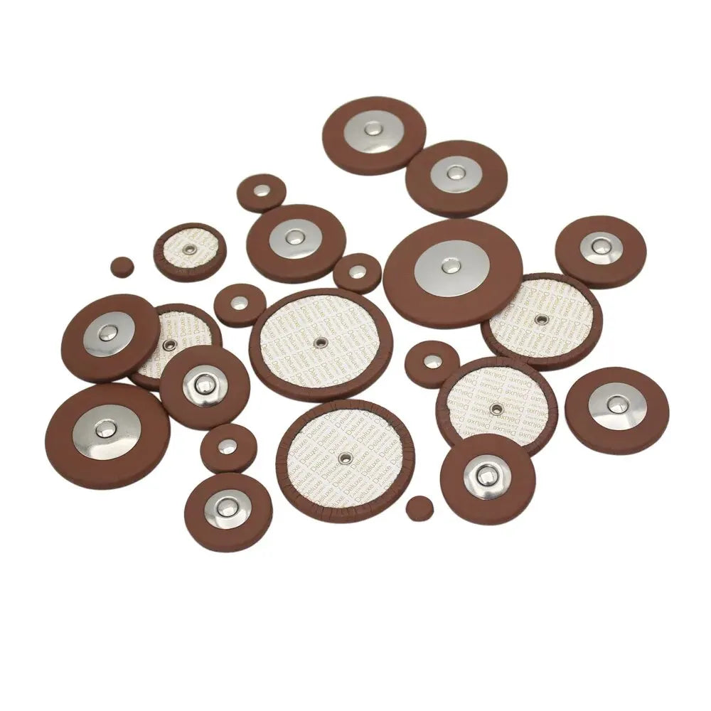Saxophone Replacement Pad Sets — Alto, Tenor or Soprano -> "Zestawy wymiennych poduszek (padów) saksofonu — altowy, tenorowy lub sopranowy"
