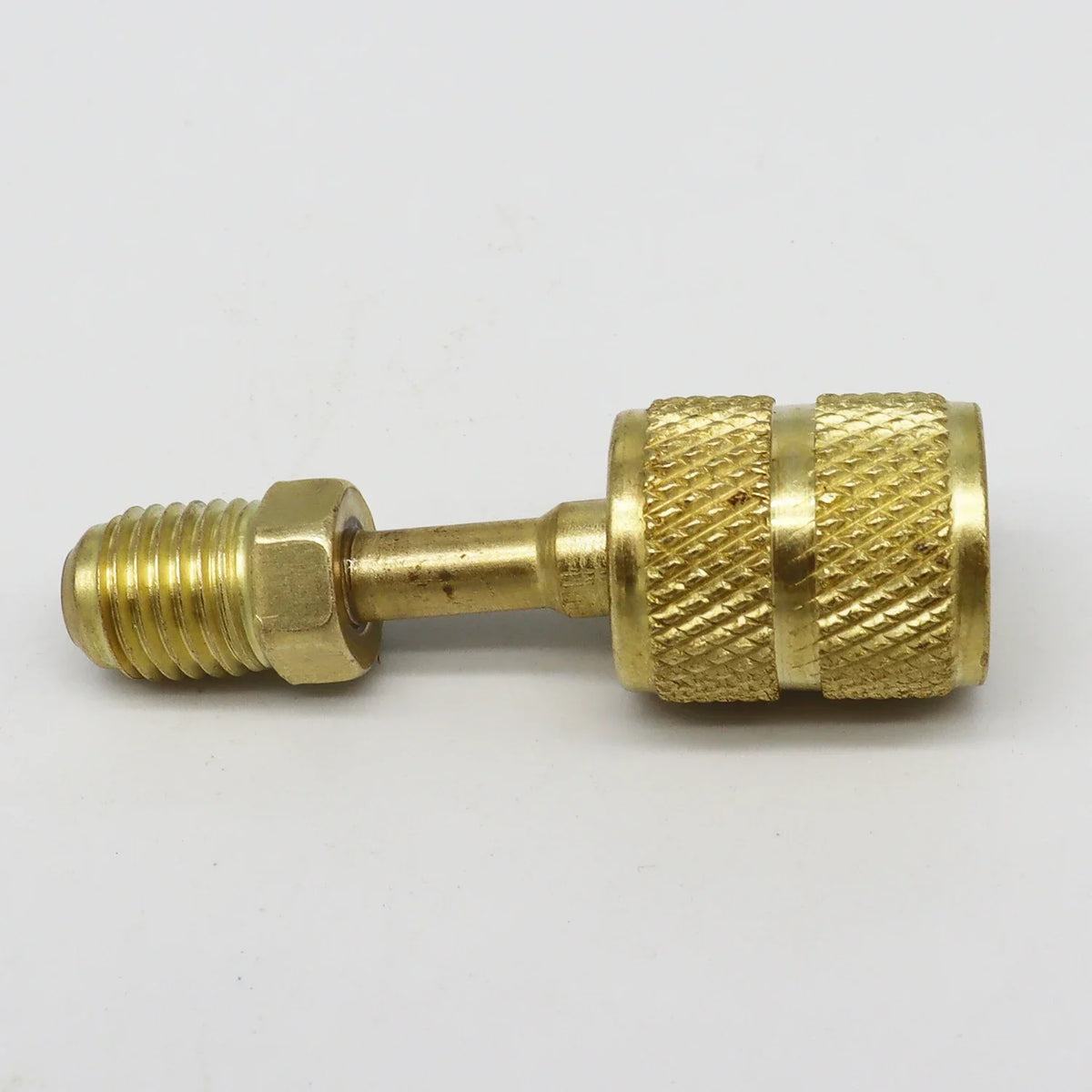 2 x R410A adapterek a légkondicionáló HVAC-hez, 5/16" SAE női to 1/4" SAE férfi flare