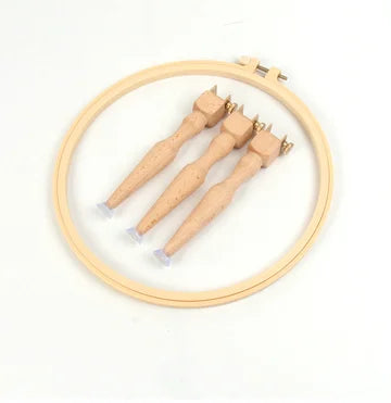 Stand in legno per cerchio ricamo e accessori