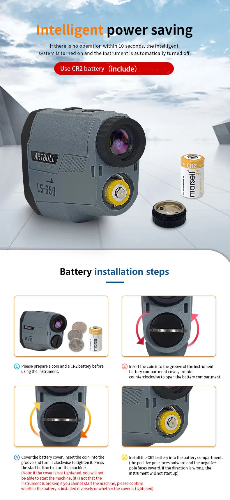 Golf Laser Rangefinder 1000M with Slope & Flag Lock Precision Meter