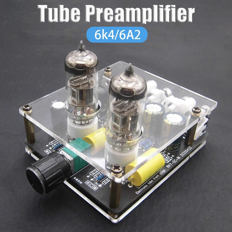 Modul elektrónkového audio predzosilňovača 6K4/6A2