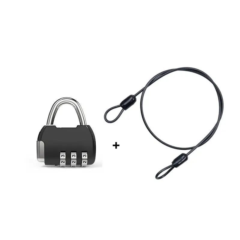 Steel Security Cable with Combination Padlock