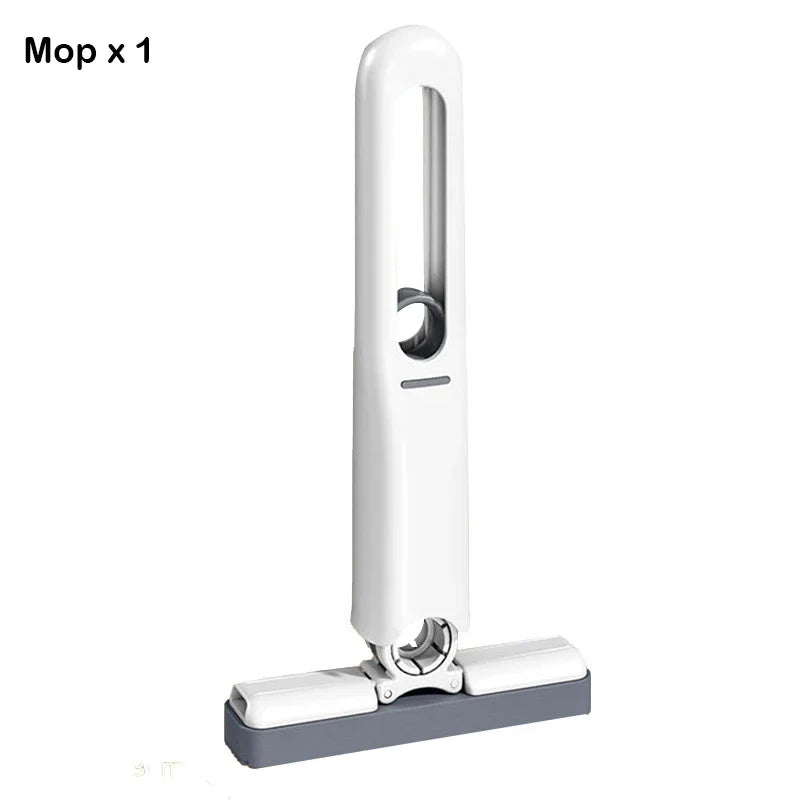 Powerful Squeeze Mini Mop Folding Home Cleaning Mops With Sponge Self-squeezing Floor Washing Mops Desk Window Car Clean Tools 