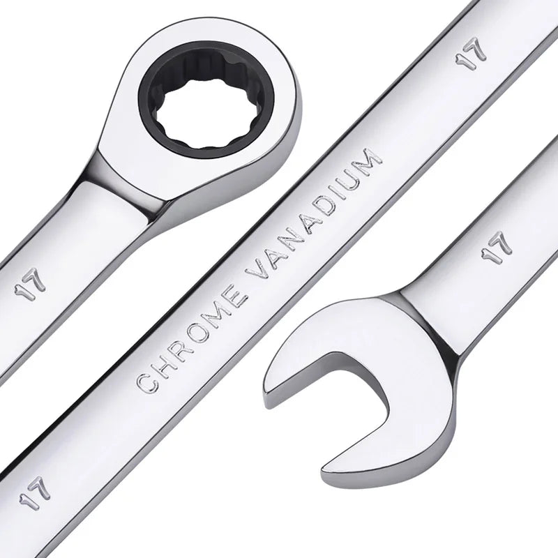 Ratcheting Combination Wrench Sets
