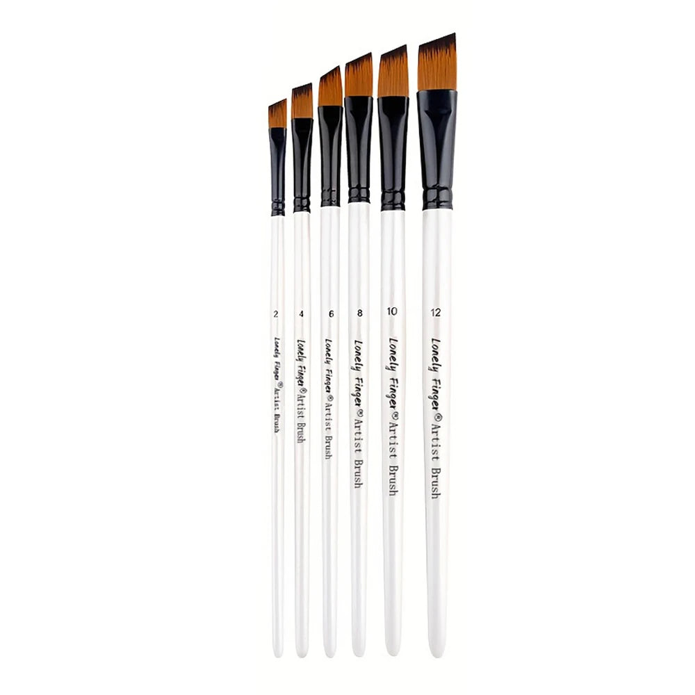 6-Piece Artist Paint Brushes Set