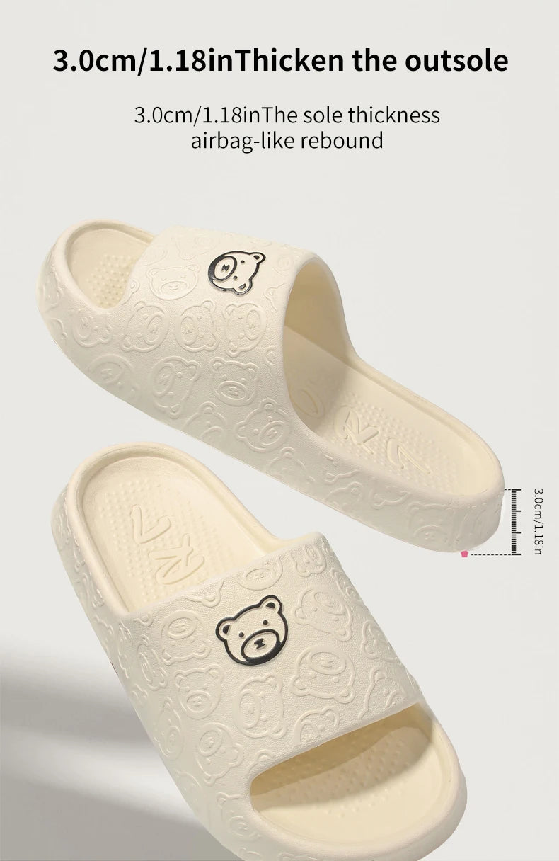 Non-slip Slippers Female Outer Wear 2024 New Bathroom Bathroom Indoor Home Sandals Female Summer Eva 