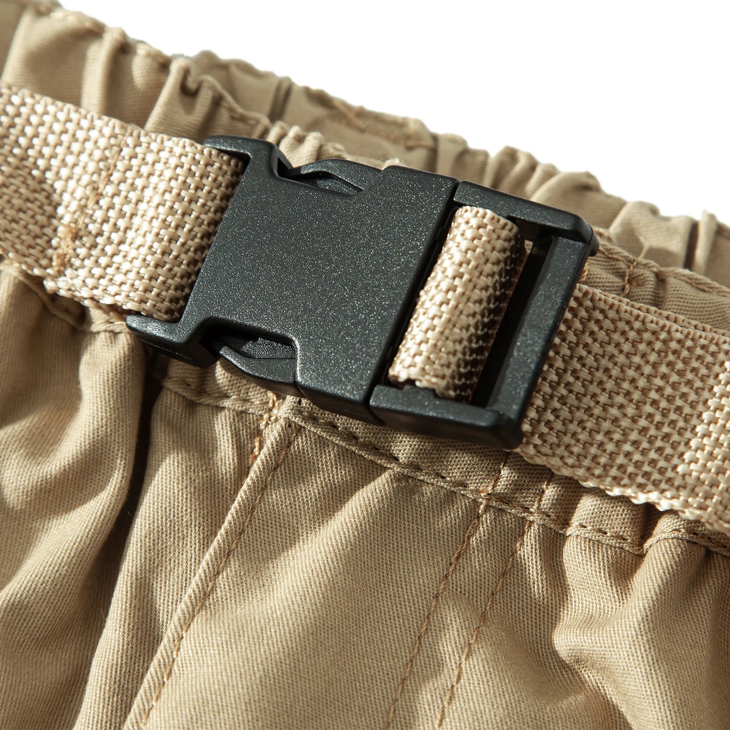 Men’s Cotton Cargo Shorts with 7 Pockets and Loose Fit