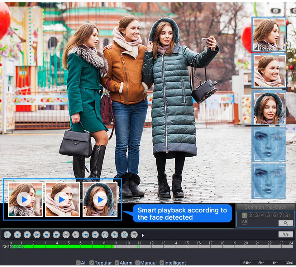 4K 8MP PoE PTZ IP Camera with Full Color Night Vision and Two-Way Audio
