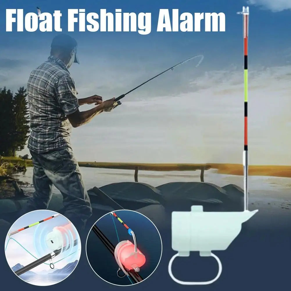 Alarme de picada de pesca com luz e besouro