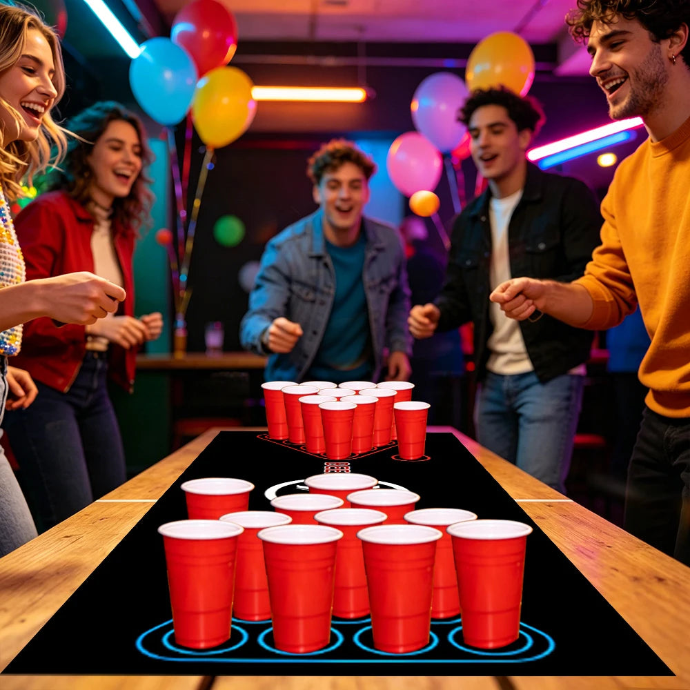 Beer-Pong herní stůl runner – 75 × 180 cm