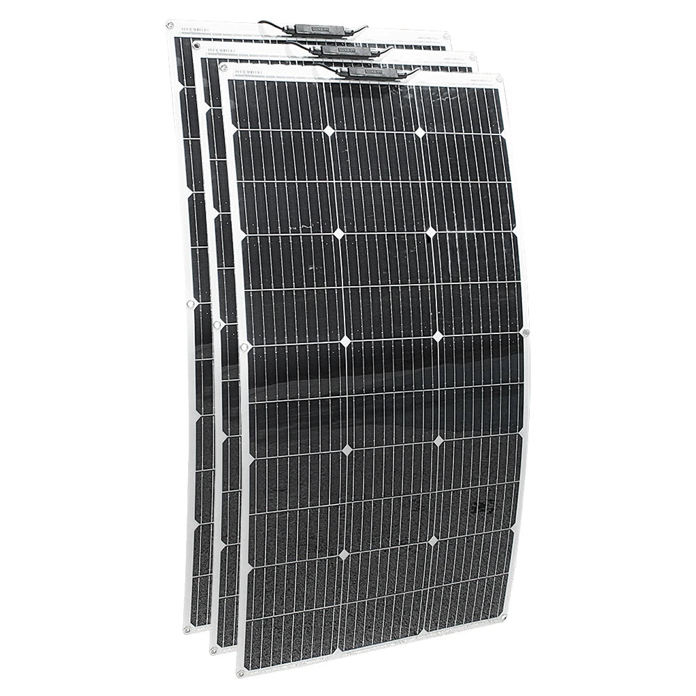 100W гъвкав монокристален соларен панел 12V/24V