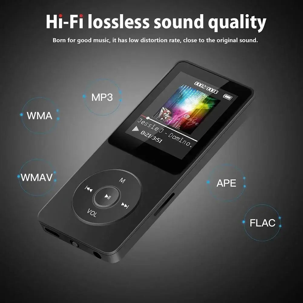 Portable Bluetooth Music Player with 1.8-Inch Screen