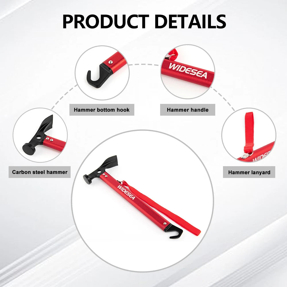 Aluminum Camping Nail Hammer