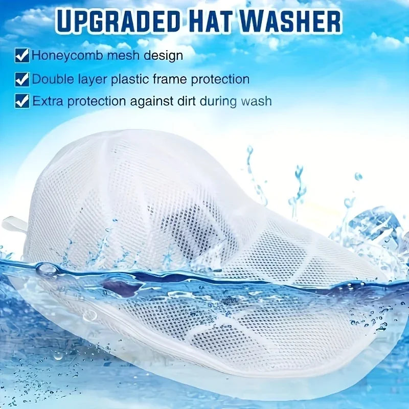 Hat cleaner cage for washing machine, hat cleaner with mesh bag, hat cleaner for baseball cap 