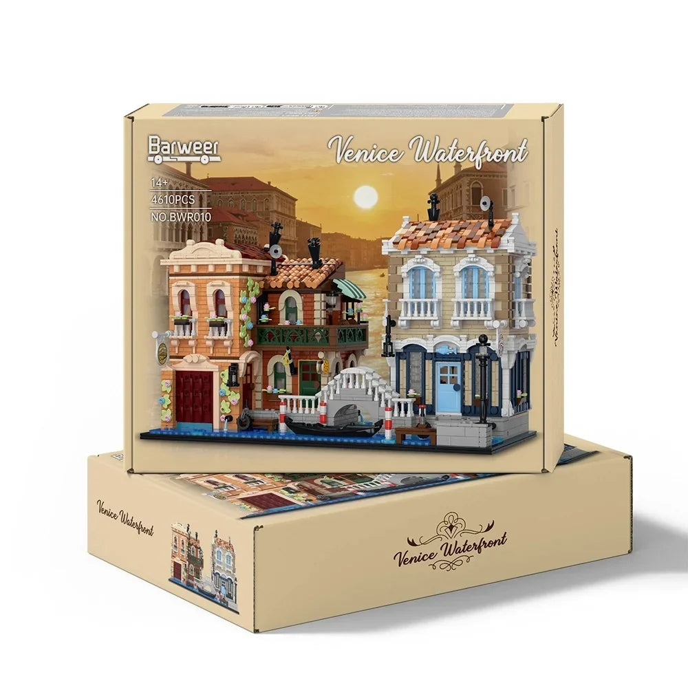 Venice Waterfront LED Brick Model Kit, 4610 Pieces
