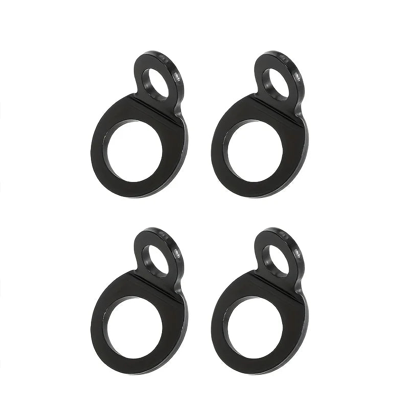 Anillas de acero inoxidable para sujetar motocicletas, juego de 4 piezas