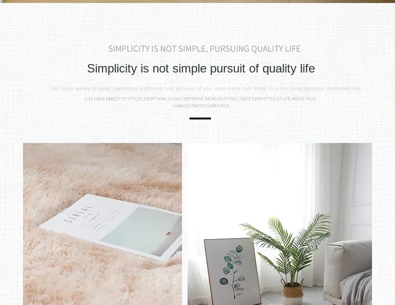 Super Soft Plush Round Rug Mat Fluffy White Carpets For Living Room Home Decor Bedroom Kid Room Decoration Salon Thick Pile Rug 