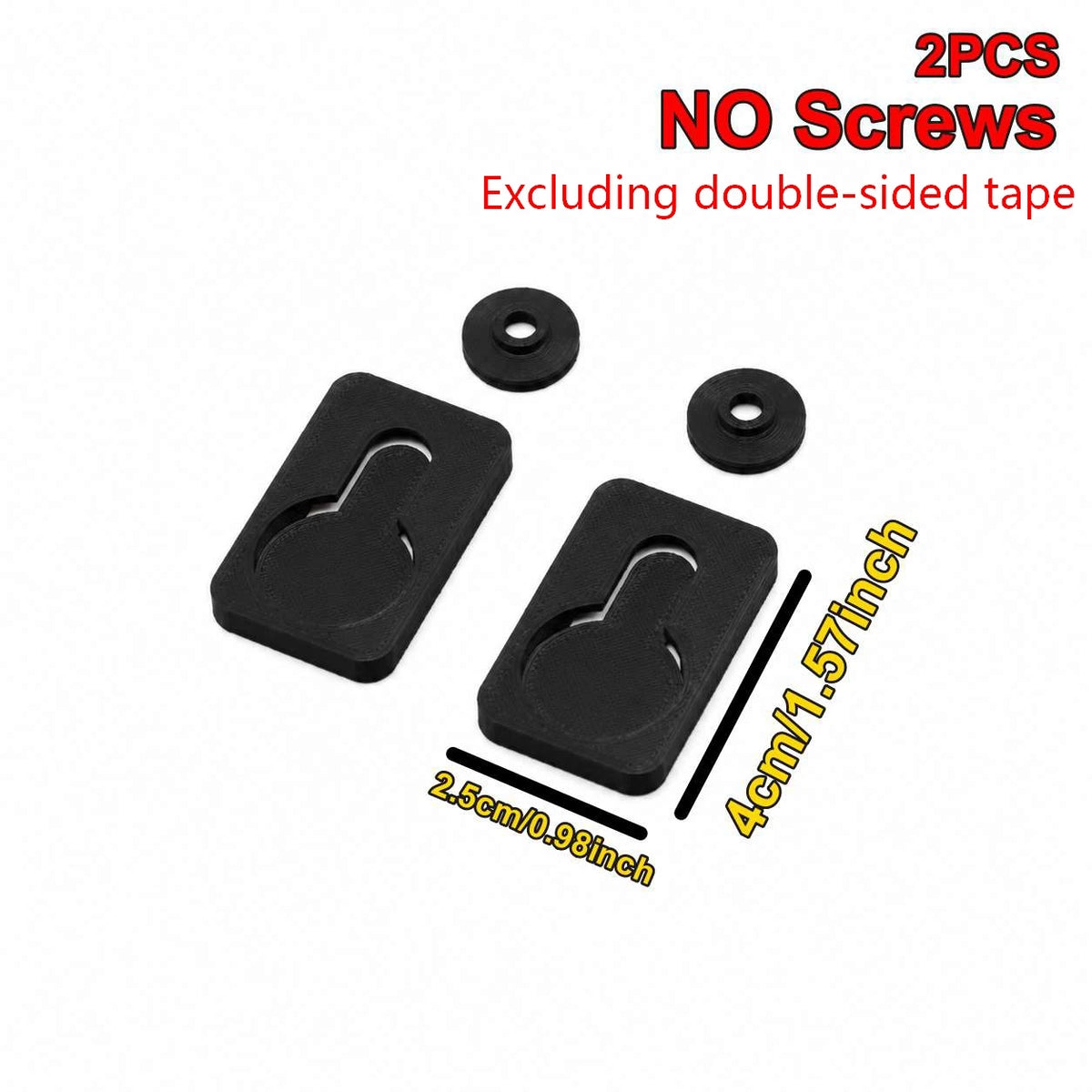 Universal Detachable License Plate Bracket Plastic Material Auto Exterior Accessory Quick Release For Fast Assembly&Disassembly