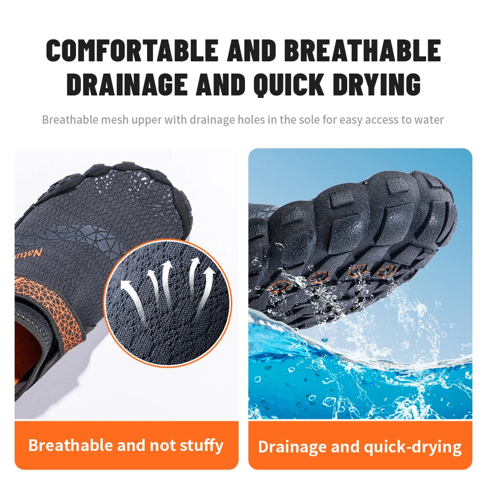 Quick-Dry Water Shoes with Non-Slip Sole for Beach & River