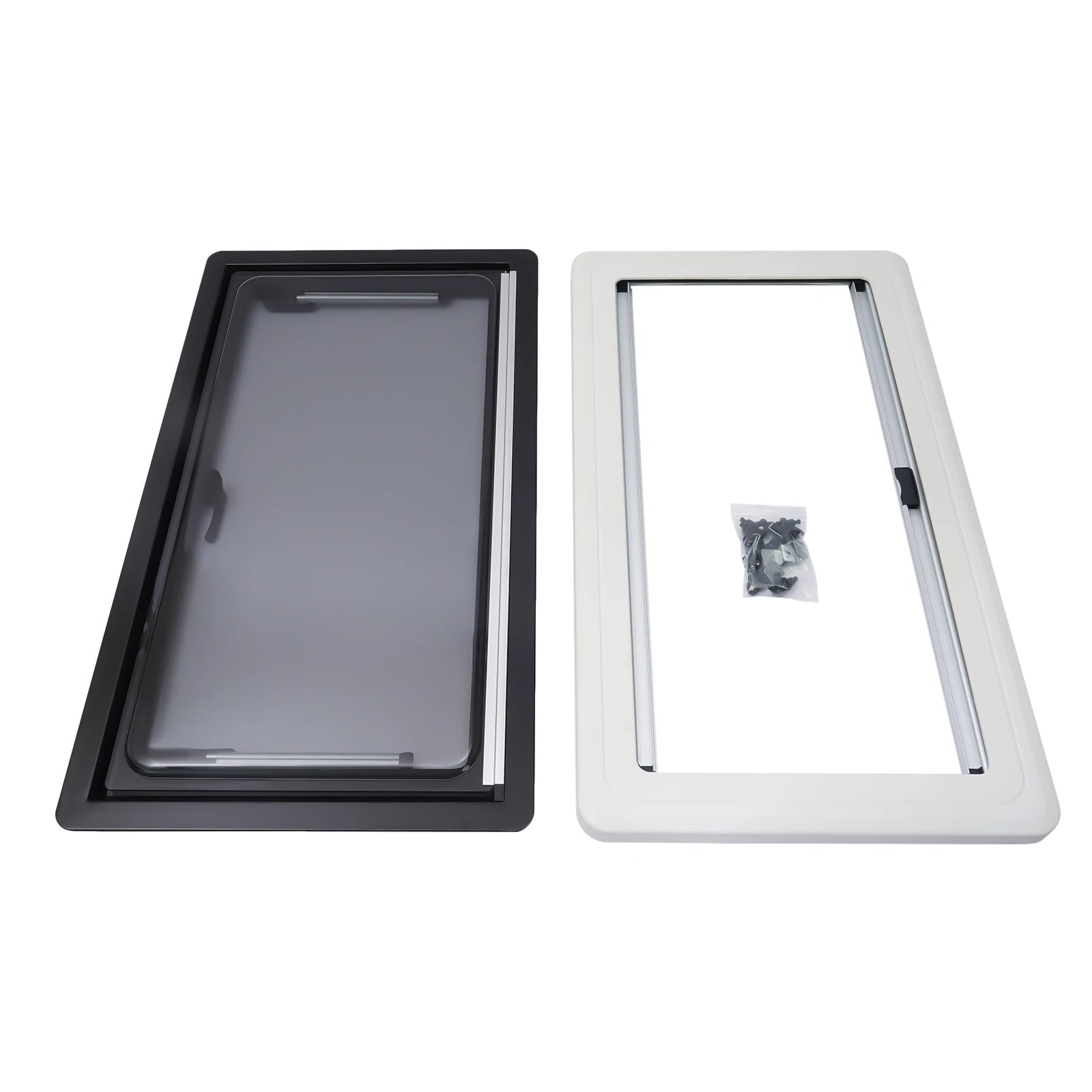 900*500mm Caravan Extrapolated Ventilation Window Sliding Rv Caravan Camper Window Vent Skylight With Blind Screen
