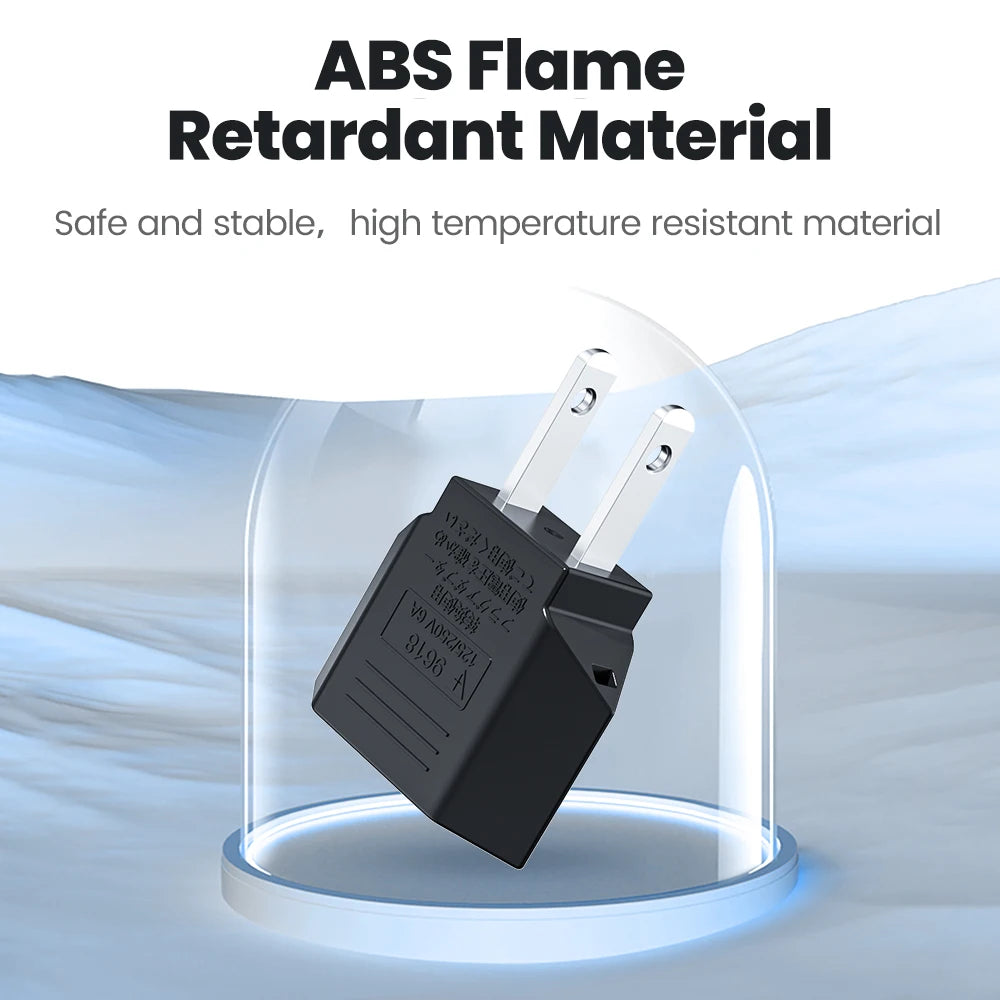 Elough 4.0mm US To EU Converter Plugs European EU To US America Travel Plug Adapter US to EU Power Adapter Electrical Plug 