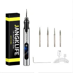 JANGKLIFE USB Cordless Rotary Tool Kit Woodworking Engraving Pen DIY For Jewelry Metal Glass Mini Wireless Drill 