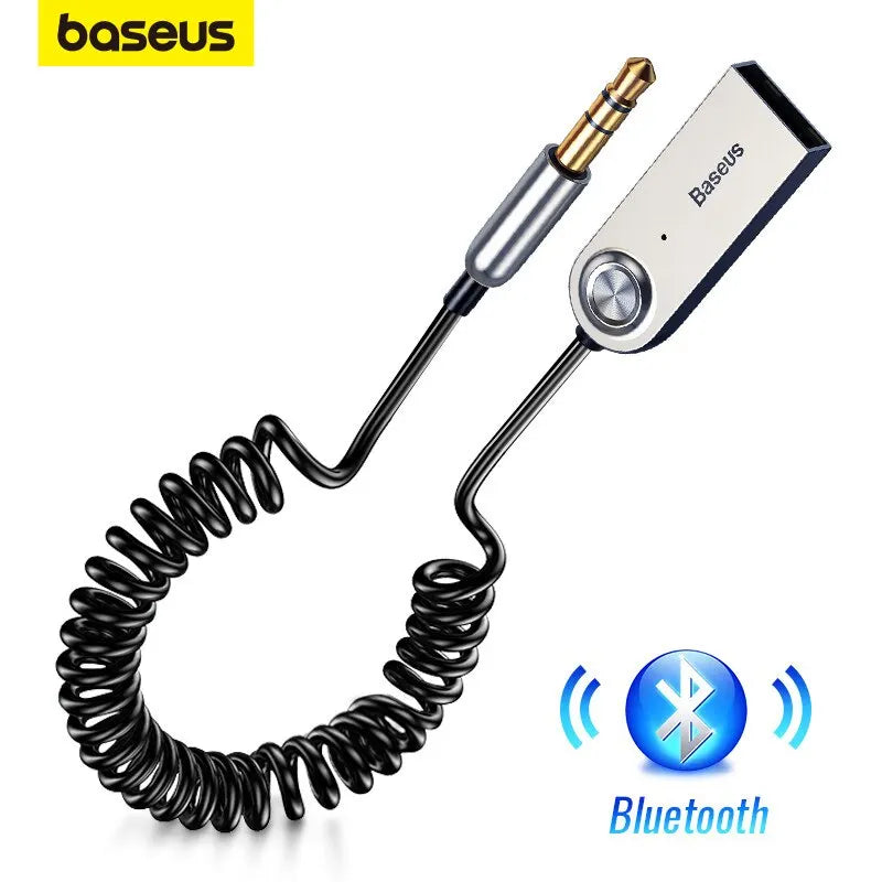 Bluetooth 5.0 AUX Araç Adaptör Kablosu 3.5mm Kablosuz Ses Alıcısı