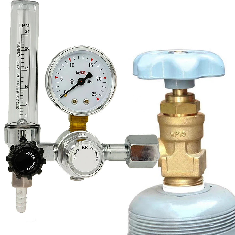 Argon- eller CO2-gasregulator - Tillval