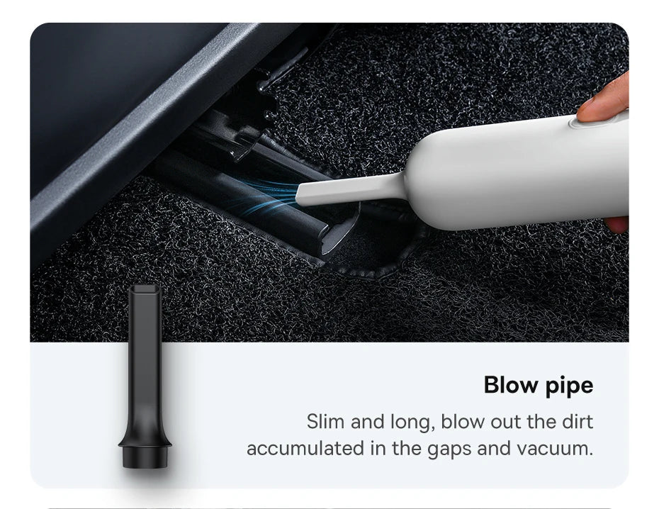 6000Pa Cordless Handheld Vacuum for Car & Home Cleaning