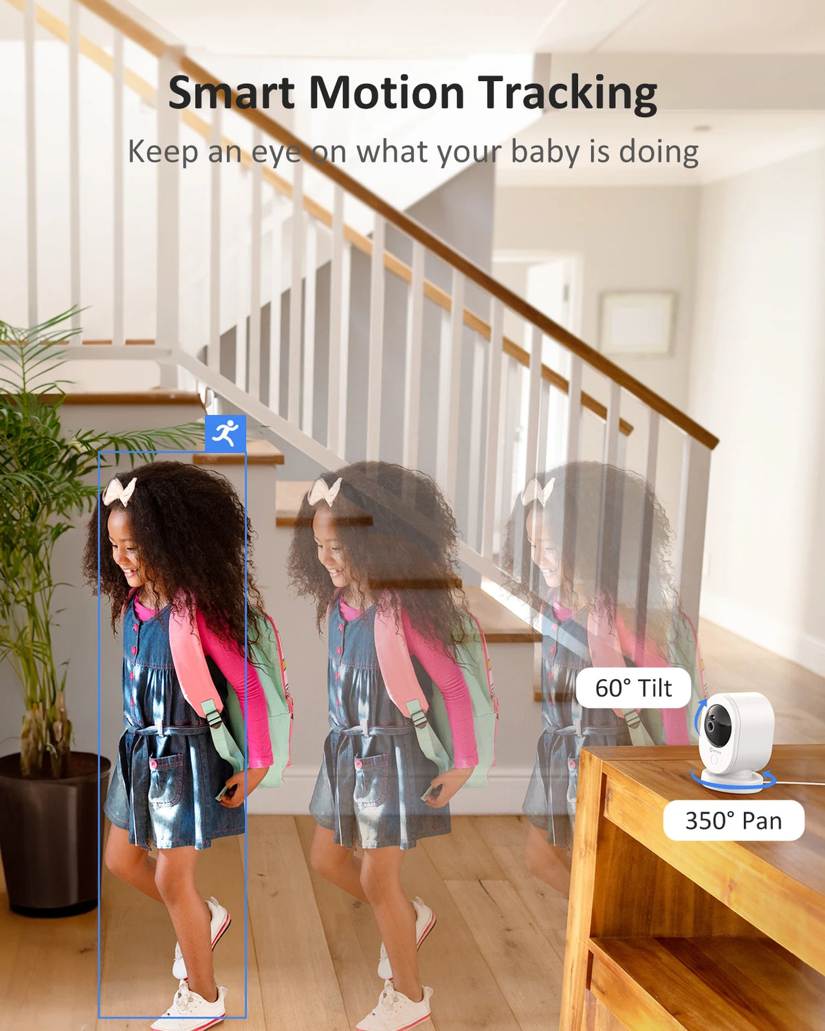 6MP Dual-Band WiFi PTZ Security Camera with Human Detection