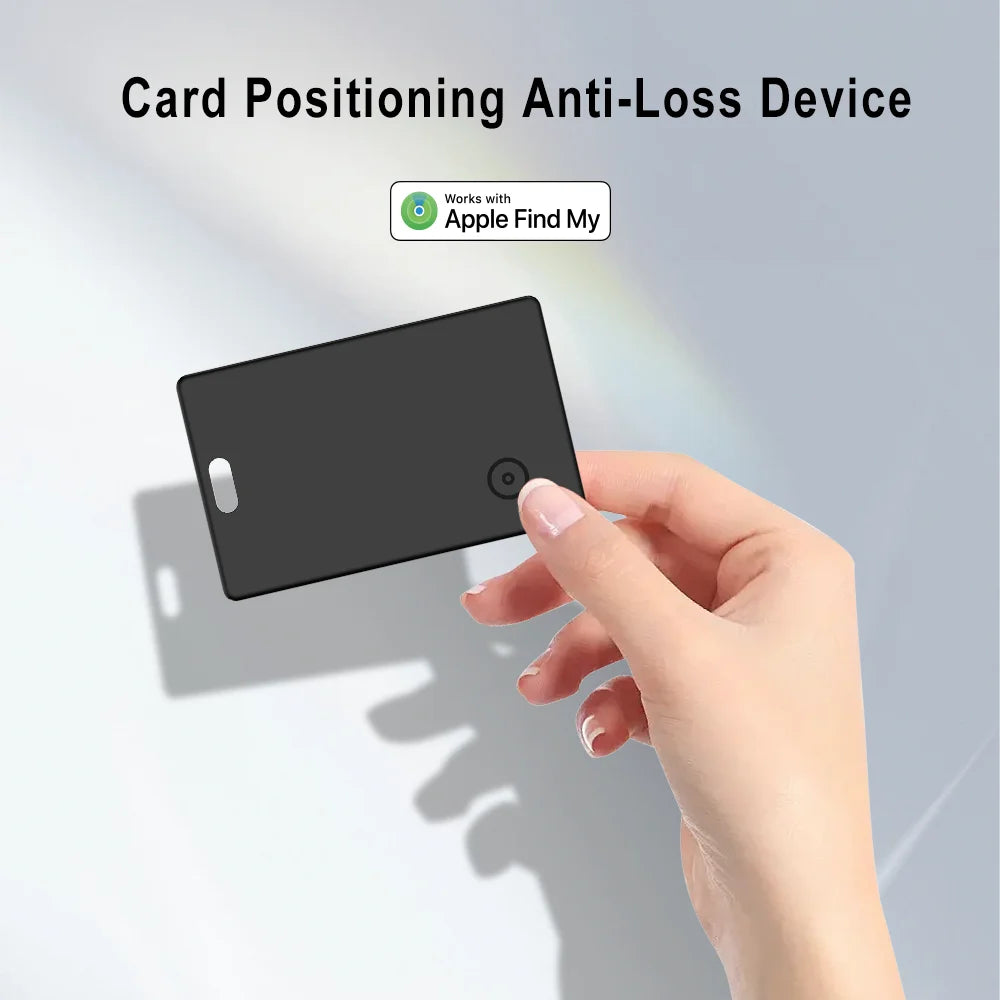 Tökéletesen vékony Find My Card nyomkövető a pénztárcáért VAT táskáért útlevél hátizsák fogantyú utazótáska laptop iOS csak Apple Bluetooth Anti Lost Locator Devi