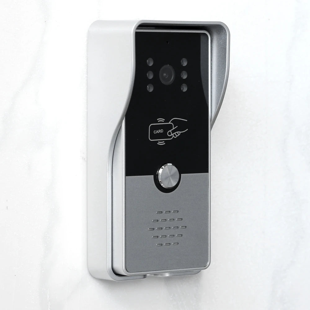 Indomita Wired Video Intercom System,Outdoor Door Phone Street Call Panel RFID Doorbell, Electronic Lock,Support AC 100V-240V Spy-shop.com