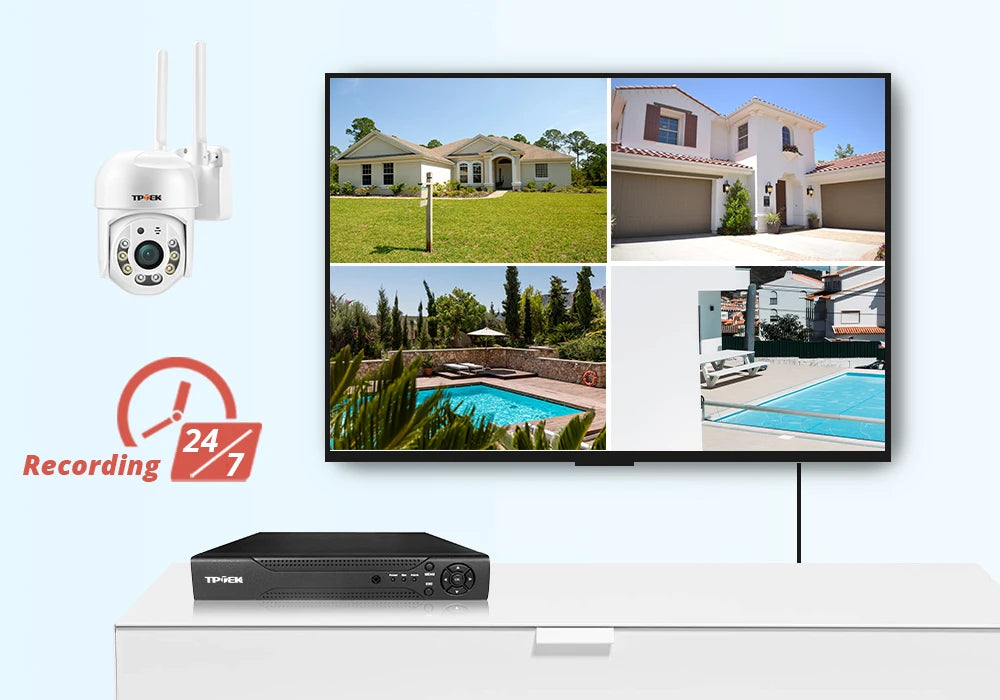 Caméra IP WiFi PTZ 4MP avec Vision Nette en Couleur