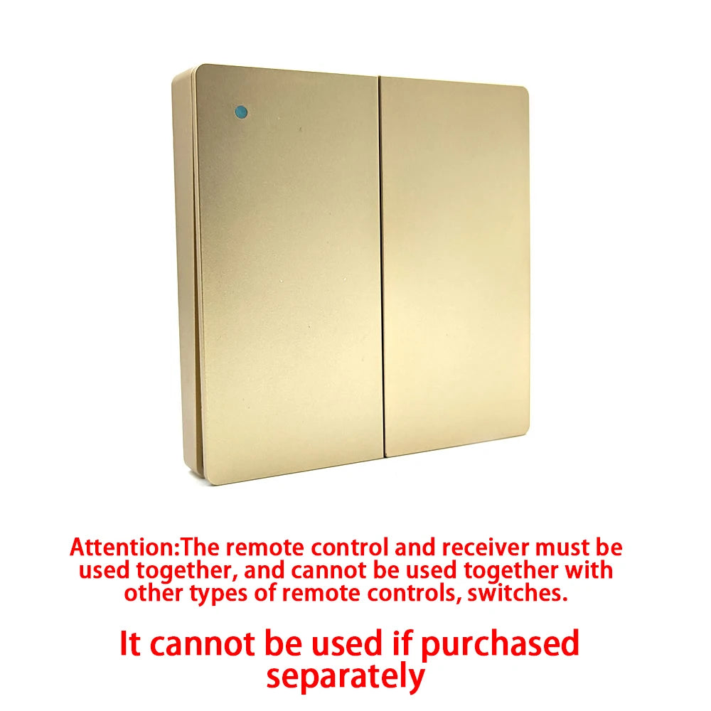 Self-Powered Kinetic Wall Switch, IP54, 95-260 V Receiver