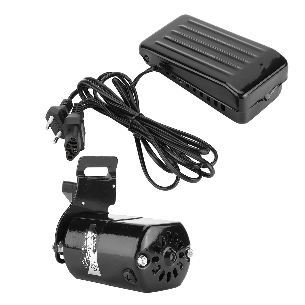 Silnik do domowej maszyny do szycia Silnik do szycia Maszyna do szycia Zestaw z pedałem kontrolnym Pasek 180W wtyczka EU 220V