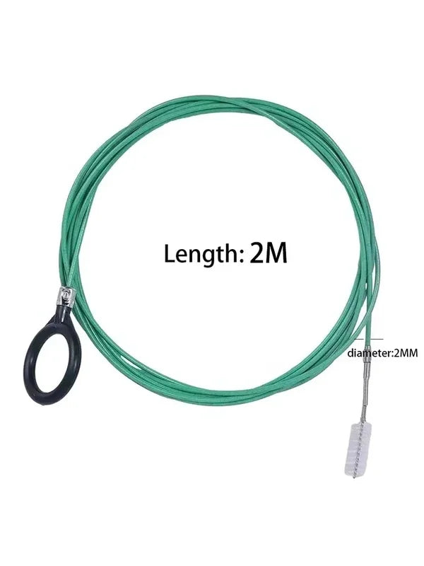 2/3m Car Sewer Unclogger Cleaning Brush Car Sunroof Long Hose Drain Hole Drain Unclogger Car Pipe Tool Cleaner Auto Accessories