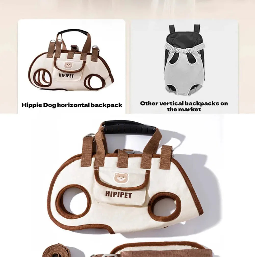 Pet Carrying Support Harness with Shoulder Strap